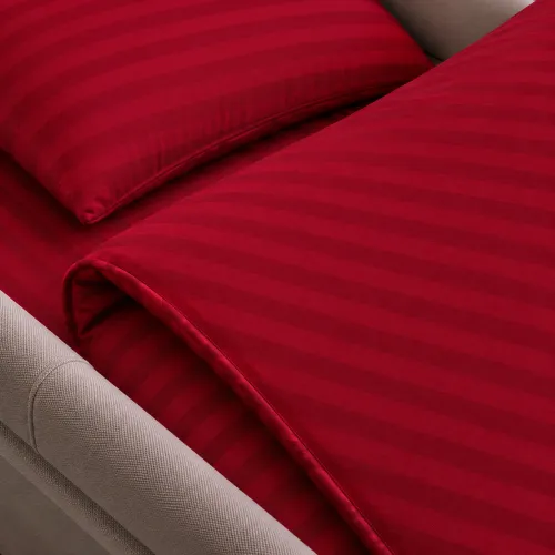 Комплект постельного белья в коляску 60*80 17-0608 Stripe Red - 3