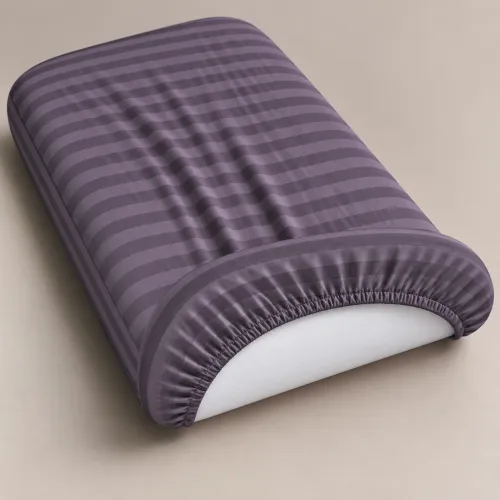 Комплект постельного белья в кроватку 90*110 Ranforce Elite 17-0603 Stripe Violet - 3