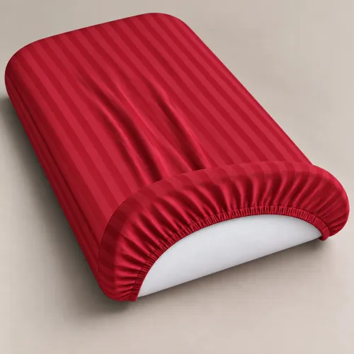 Комплект постельного белья в кроватку 90*110 17-0608 Stripe Red - 3