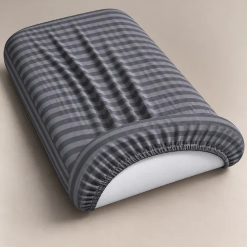 Комплект постельного белья в кроватку 90*110 Ranforce Elite 17-0611 Stripe Black - 4