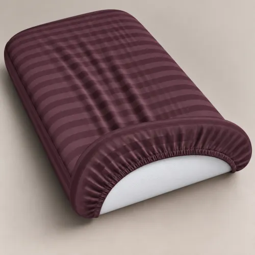Комплект постельного белья в кроватку 90*110 17-0617 Stripe Brown - 4