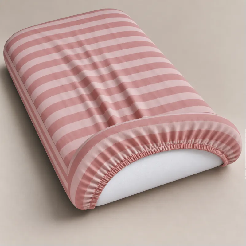Комплект постельного белья в кроватку 90*110 17-0773 Nude stripes - 3