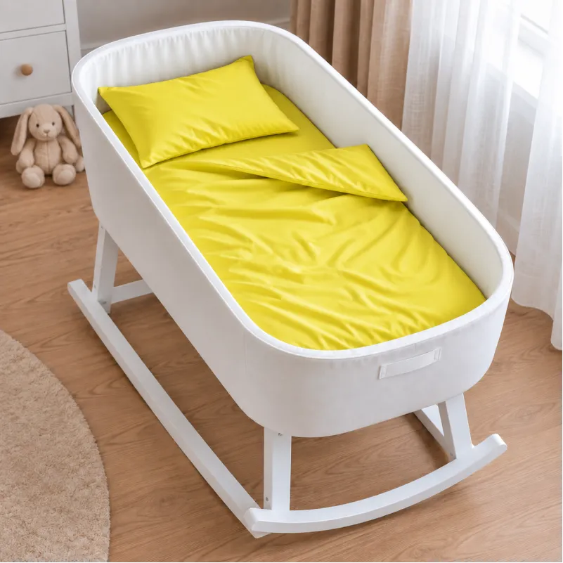 Комплект постельного белья в кроватку 90*110 Satin Light Pro 10-002 Yellow
