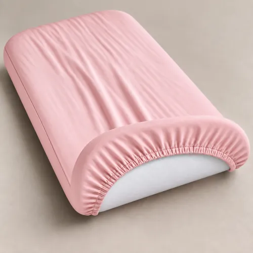 Комплект постельного белья в кроватку 90*110 Satin Light Pro 10-003 Pink - 4