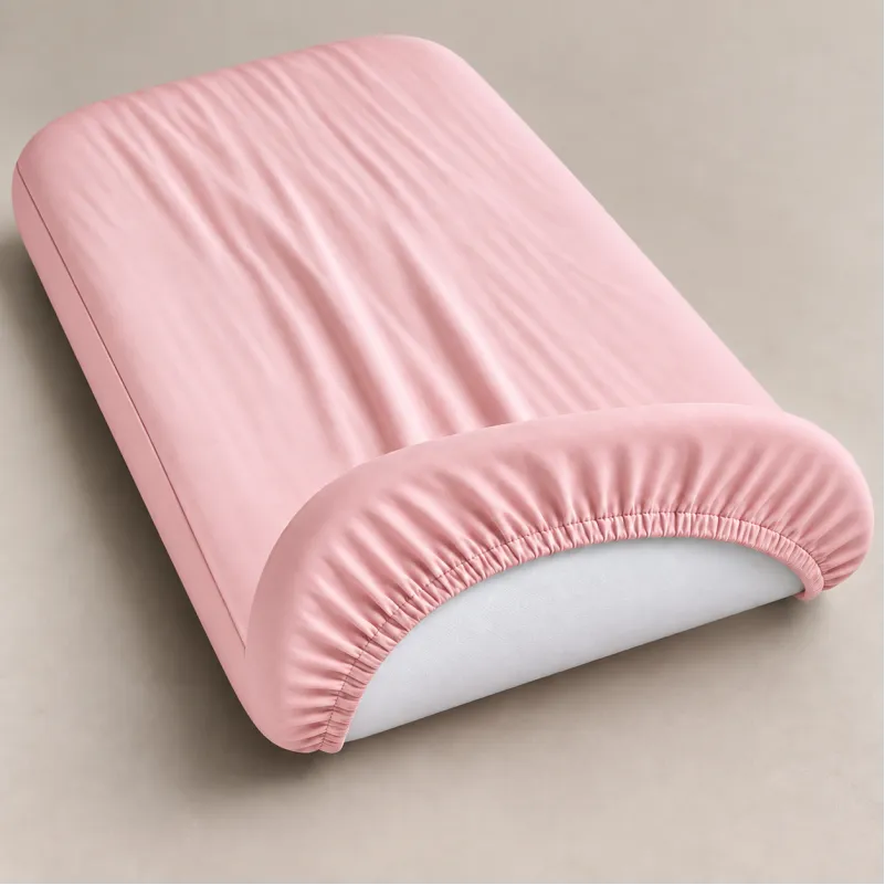 Комплект постельного белья в кроватку 90*110 Satin Light Pro 10-003 Pink - 3