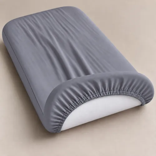 Комплект постельного белья в кроватку 90*110 Satin Light Pro 10-004 Gray - 4