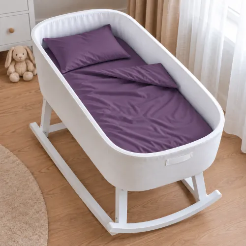 Комплект постельного белья в кроватку 90*110 Satin Light Pro 10-012 Violet - 1