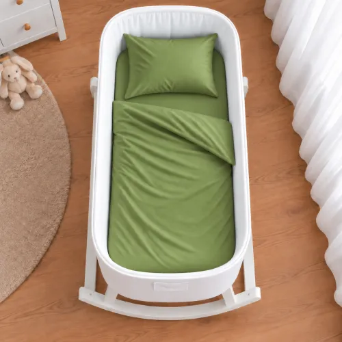 Комплект постельного белья в кроватку 90*110 Satin Light Pro 10-013 Lettuce - 2