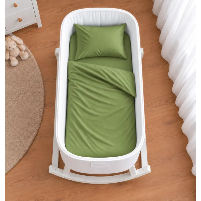 Комплект постельного белья в кроватку 90*110 Satin Light Pro 10-013 Lettuce - 1