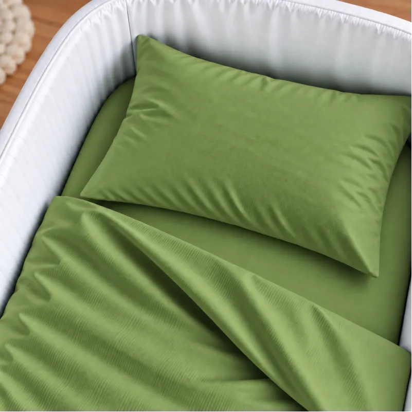 Комплект постельного белья в кроватку 90*110 Satin Light Pro 10-013 Lettuce - 2