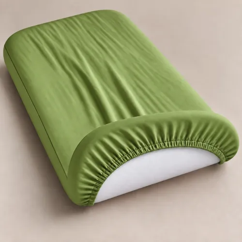 Комплект постельного белья в кроватку 90*110 Satin Light Pro 10-013 Lettuce - 4