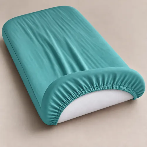 Комплект постельного белья в кроватку 90*110 Satin Light Pro 10-015 Sea wave - 4