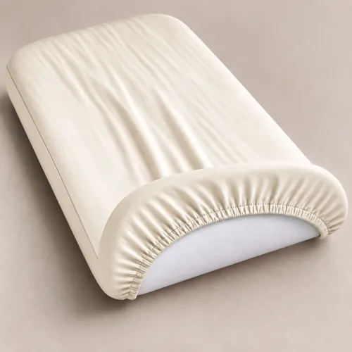 Комплект постельного белья в кроватку 90*110 Satin Light Pro 10-016 Creamy - 4