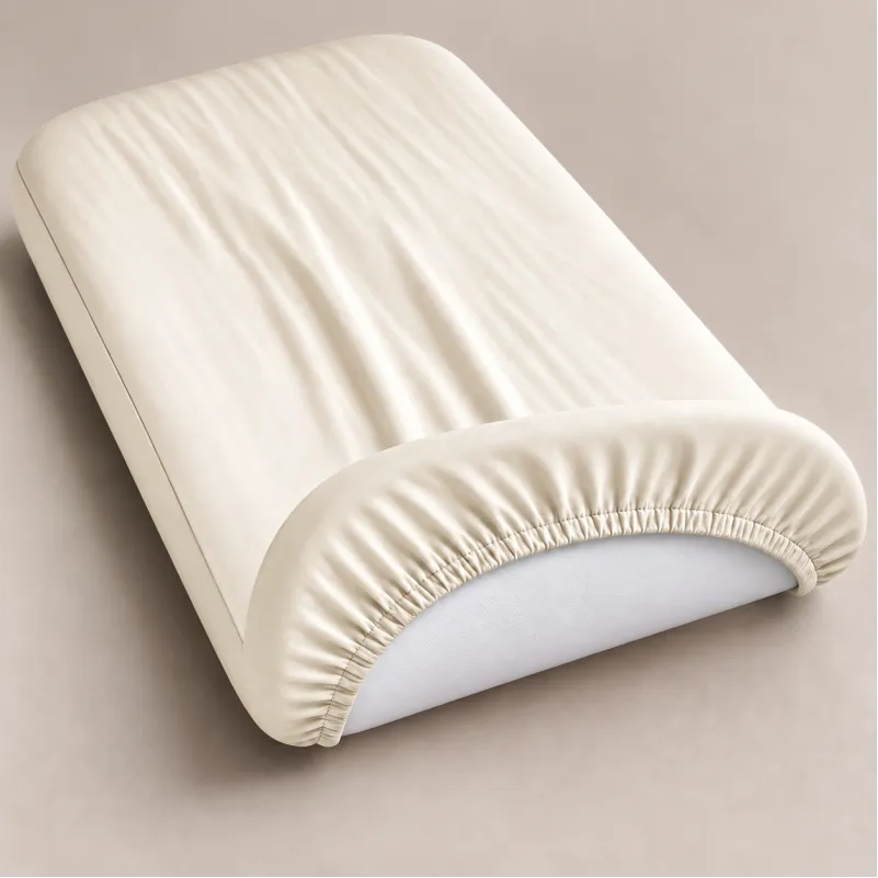 Комплект постельного белья в кроватку 90*110 Satin Light Pro 10-016 Creamy - 3