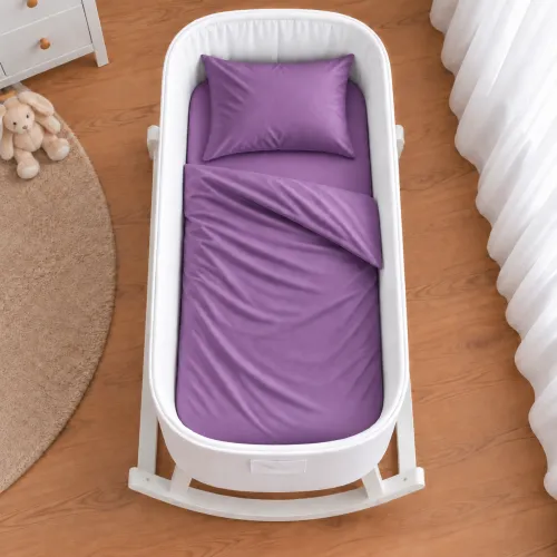 Комплект постельного белья в кроватку 90*110 Satin Light Pro 10-018 Lilac - 2