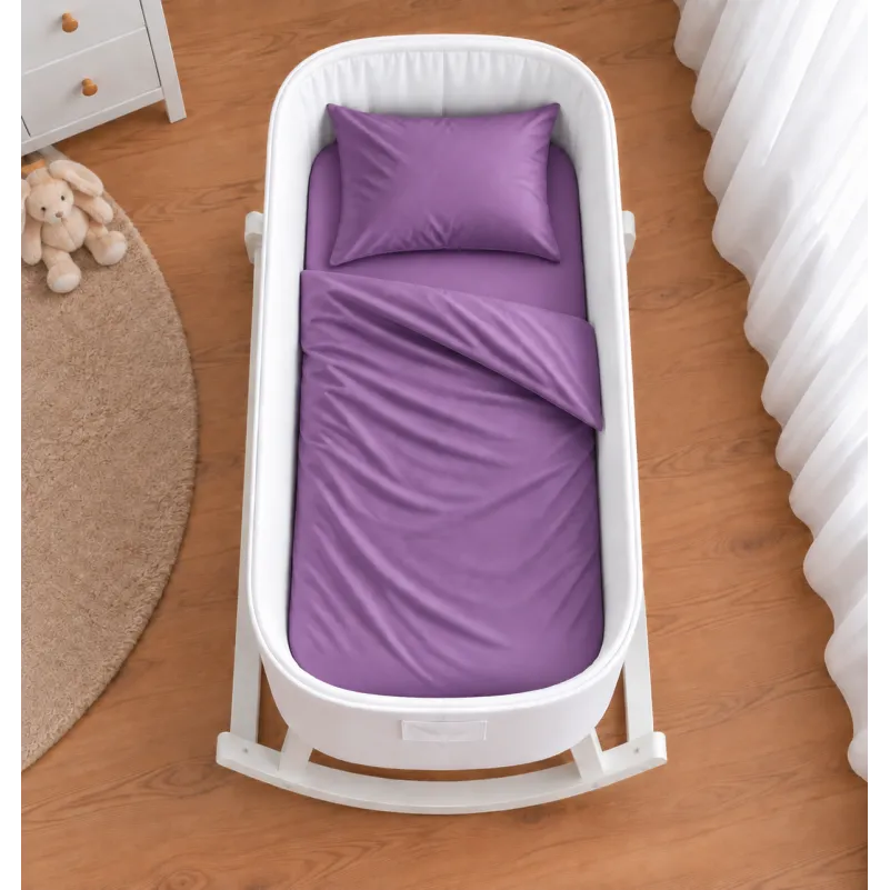 Комплект постельного белья в кроватку 90*110 Satin Light Pro 10-018 Lilac - 1