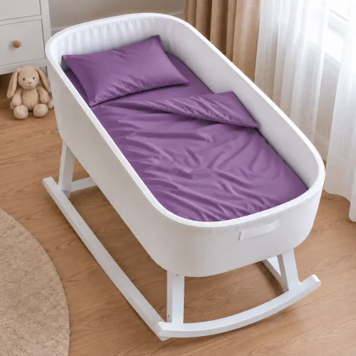 Комплект постельного белья в кроватку 90*110 Satin Light Pro 10-018 Lilac - 1