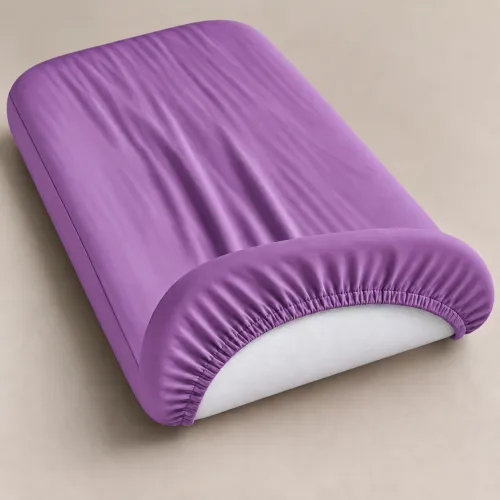 Комплект постельного белья в кроватку 90*110 Satin Light Pro 10-018 Lilac - 4