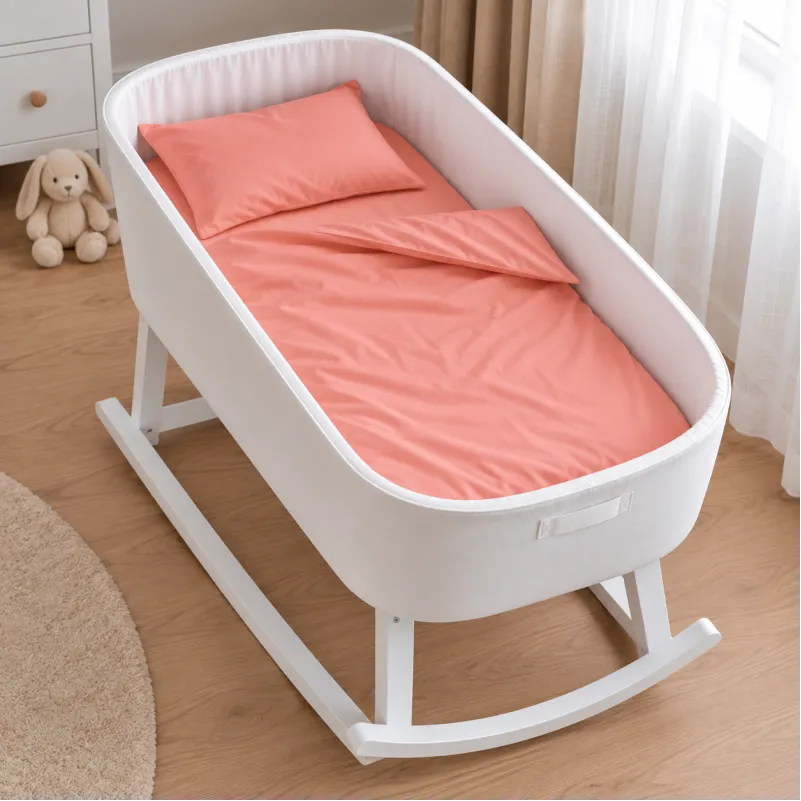 Комплект постельного белья в кроватку 90*110 Satin Premium 0132 Silvia