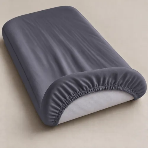 Комплект постельного белья в кроватку 90*110 Satin Premium 0240 Iron grey - 3