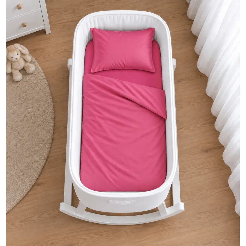 Комплект постельного белья в кроватку 90*110 Satin Premium 0847 Tomato - 1