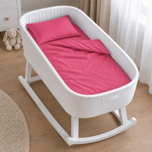 Комплект постельного белья в кроватку 90*110 Satin Premium 0847 Tomato - 1