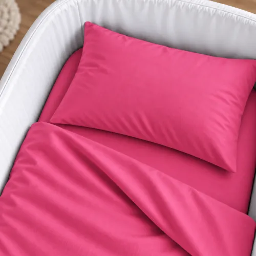 Комплект постельного белья в кроватку 90*110 Satin Premium 0847 Tomato - 3