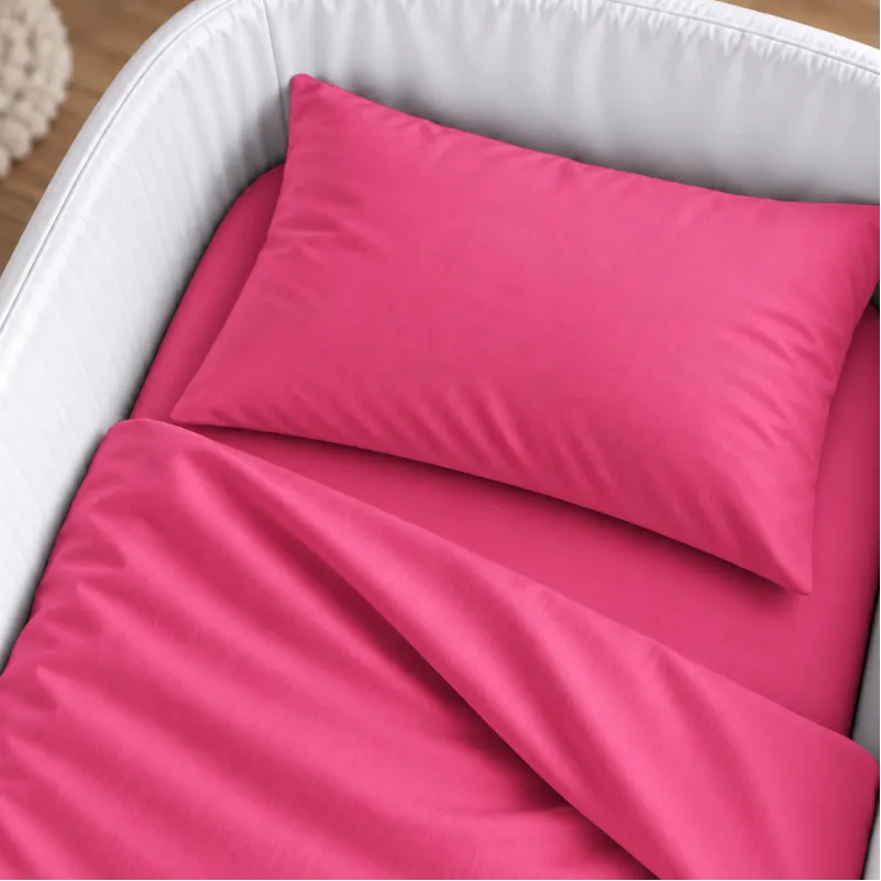 Комплект постельного белья в кроватку 90*110 Satin Premium 0847 Tomato - 2