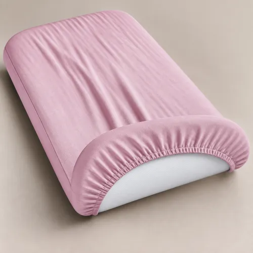 Комплект постельного белья в кроватку 90*110 Satin Stripe 30-0007 Pink - 4