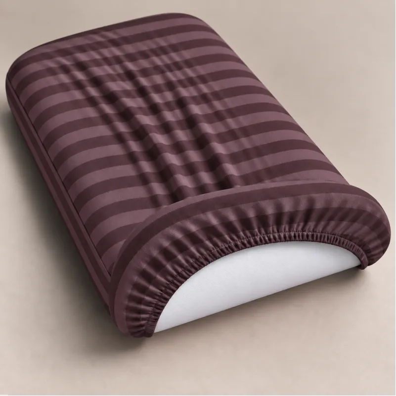 Комплект постельного белья в кроватку 90*110 Satin Stripe 30-0008 Smoky Pink - 3