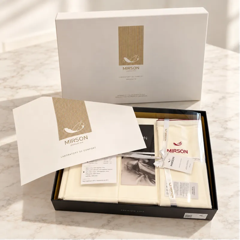 Комплект постельного белья Сатин ELIT Moko White Corner - 4