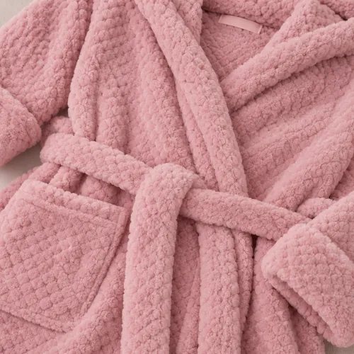  Халат детский утепленный "Snuggle Star" pink-peach - 2