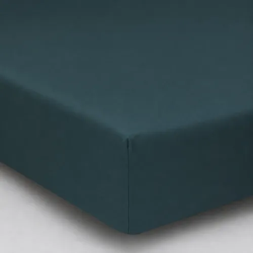 Простирадло на гумці Poplin Line "091 Emerald" - висота 25 см (дитячі 10 см) - 1