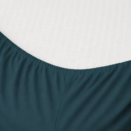 Простирадло на гумці Poplin Line "091 Emerald" - висота 25 см (дитячі 10 см) - 2