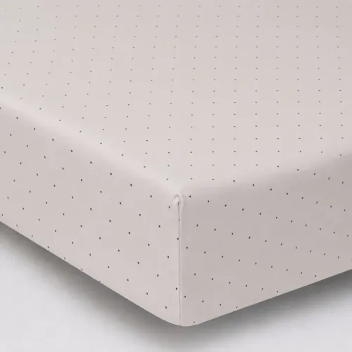 Простирадло на гумці Poplin Line Kids Time 02 "Giraffe" - висота 25 см (дитячі 10 см) - 1