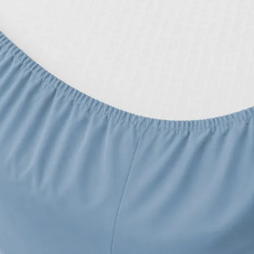 Простирадло на гумці Poplin Line "067 Green wave" - висота 25 см (дитячі 10 см) - 2