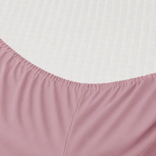 Простирадло на гумці Poplin Line "041 Wild rose" - висота 25 см (дитячі 10 см) - 2