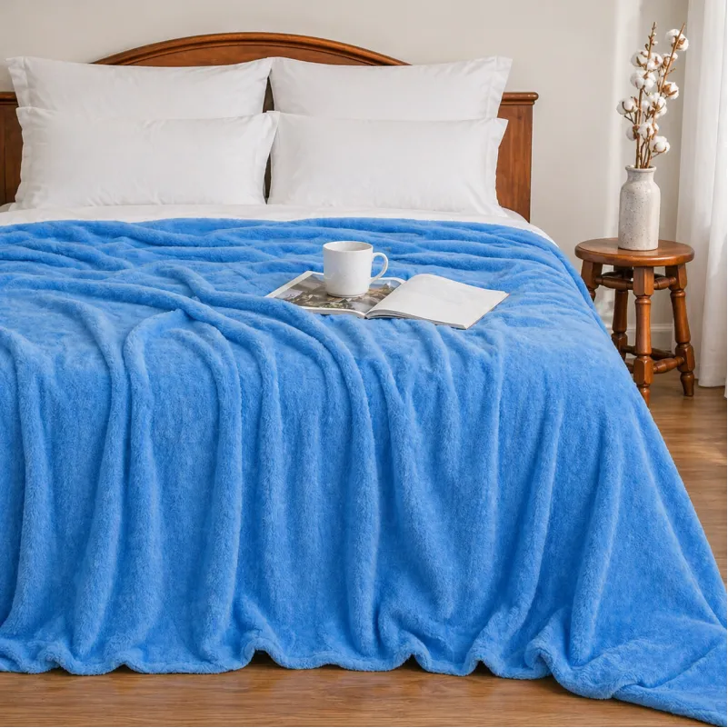 Простирадло махрове літнє 30-440 Blue