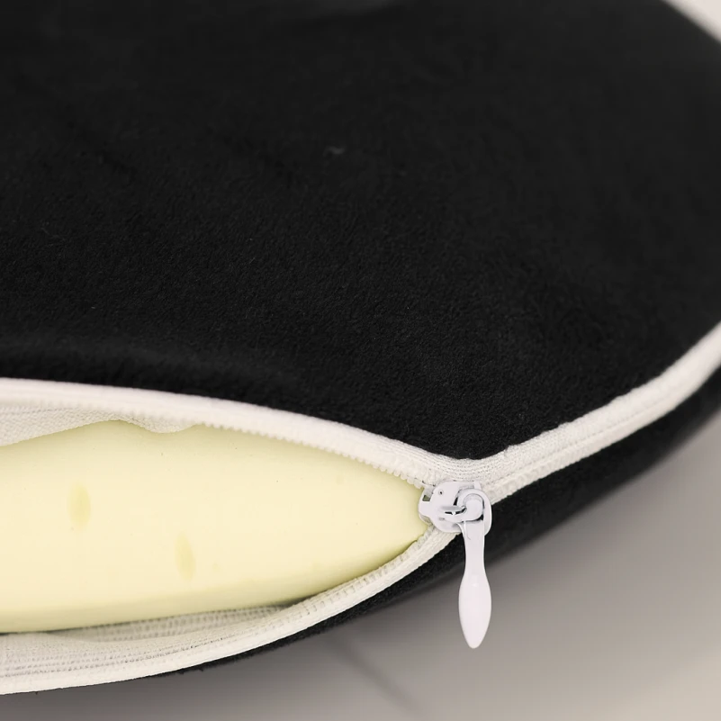 Подушка для подорожей №8725 Velvet Line 28-0007 Black (велюр) - 1