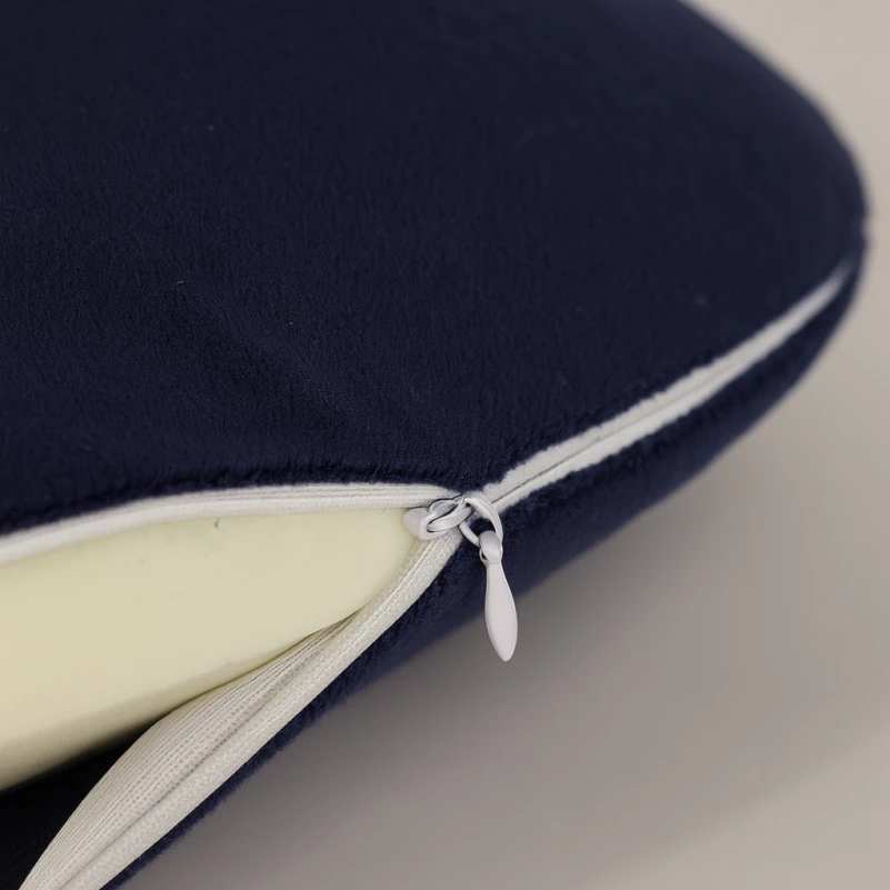 Подушка для подорожей №8724 Velvet Line 28-0006 Navy blue (велюр) - 1