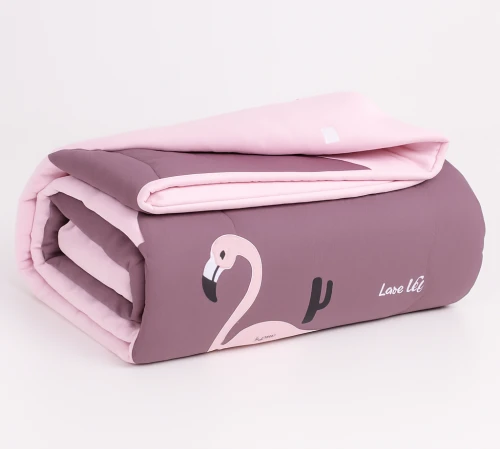 Одеяло антиалергенное EcoSilk Зима №5800 Сolor Fun Line (чехол бязь 100%) Nice