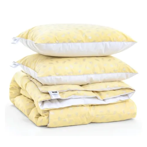 Набір пуховий №9517 "Bio-Beige" (Ковдра + подушка)