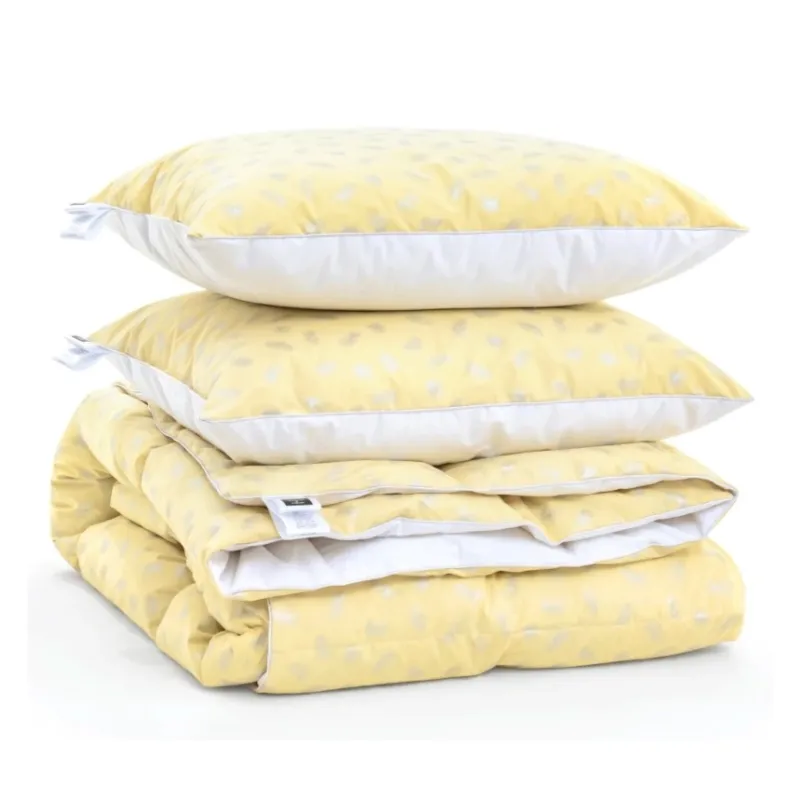 Набір пуховий №9517 "Bio-Beige" Зима + (Ковдра + подушка)