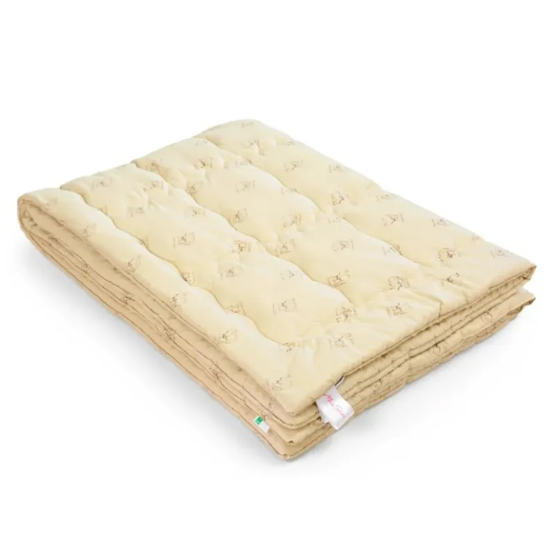 Одеяло шерстяное Hand Made Camel №175 шерсть тик (зима) Уценка №2205