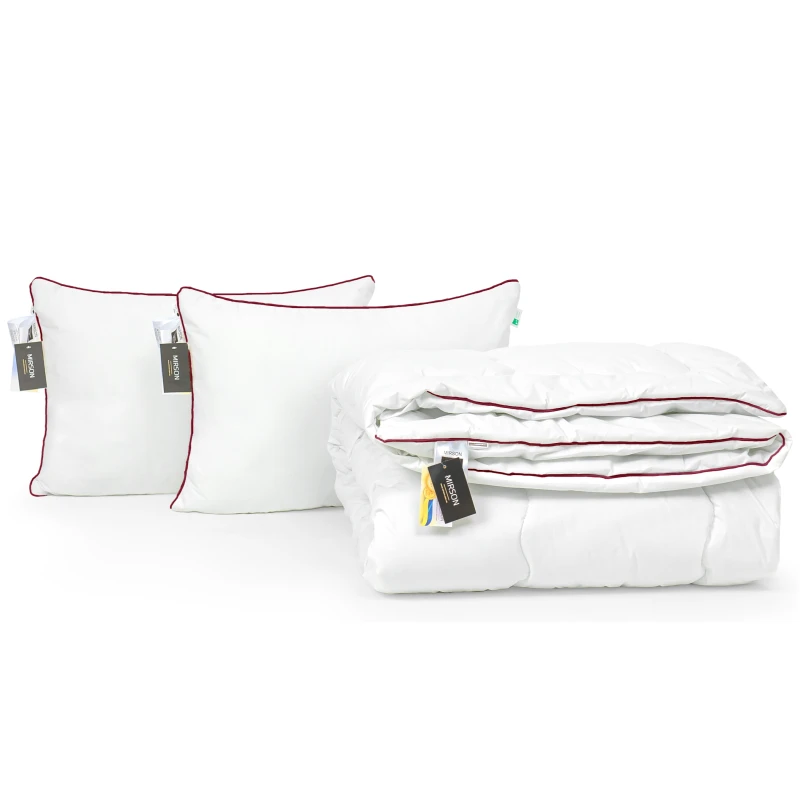 Набор шелковый №9526 "Deluxe Hand Made" Silk Kapok Зима (Одеяло + подушка)