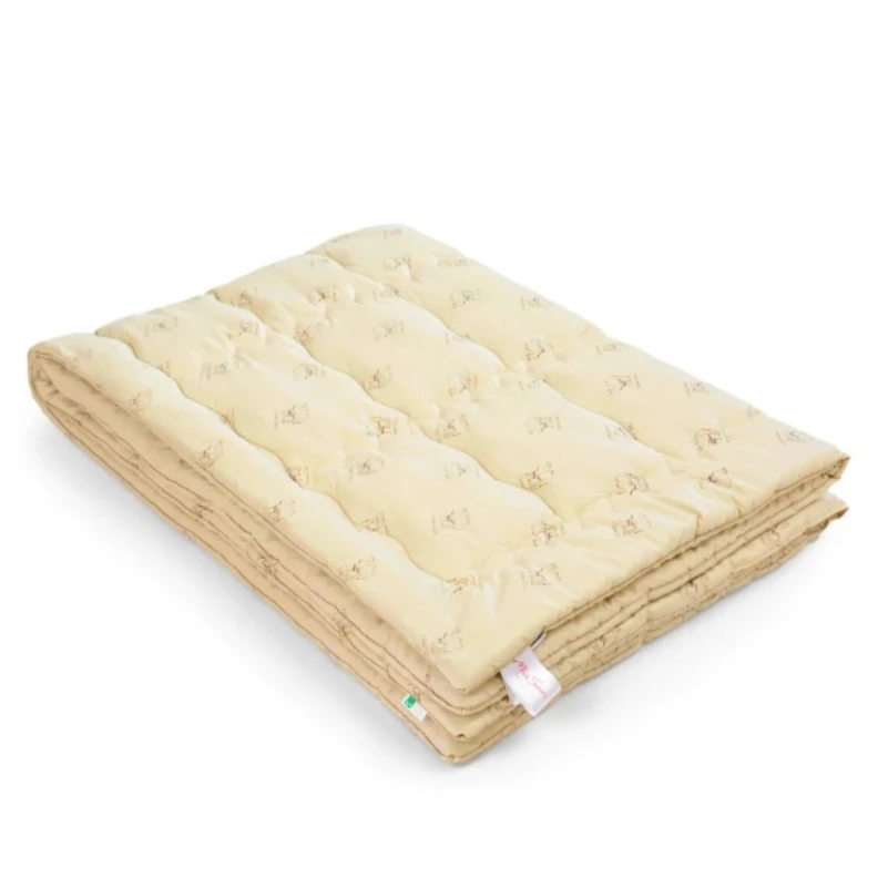 Набор шерсть №9550 "Gold Camel Hand Made" Wool Зима (Одеяло + подушка) - 4