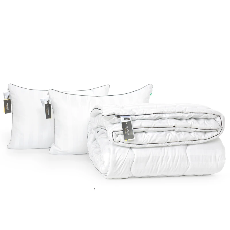 Набір бамбуковий №9529 "Royal Pearl Hand Made" Bamboo Зима (Ковдра + подушка)