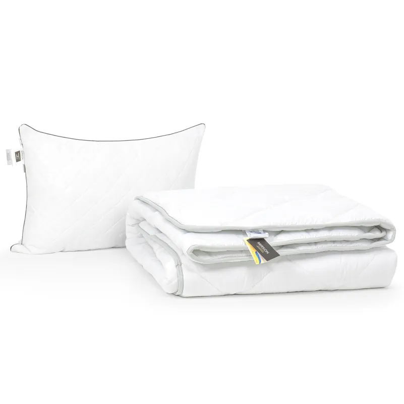 Набір антиалергенний №9589 "Royal" Ecosilk Зима (Ковдра + подушка) - 1