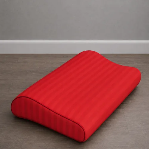 Наволочка №10027 Satin Stripe 30-0018 Red - 1