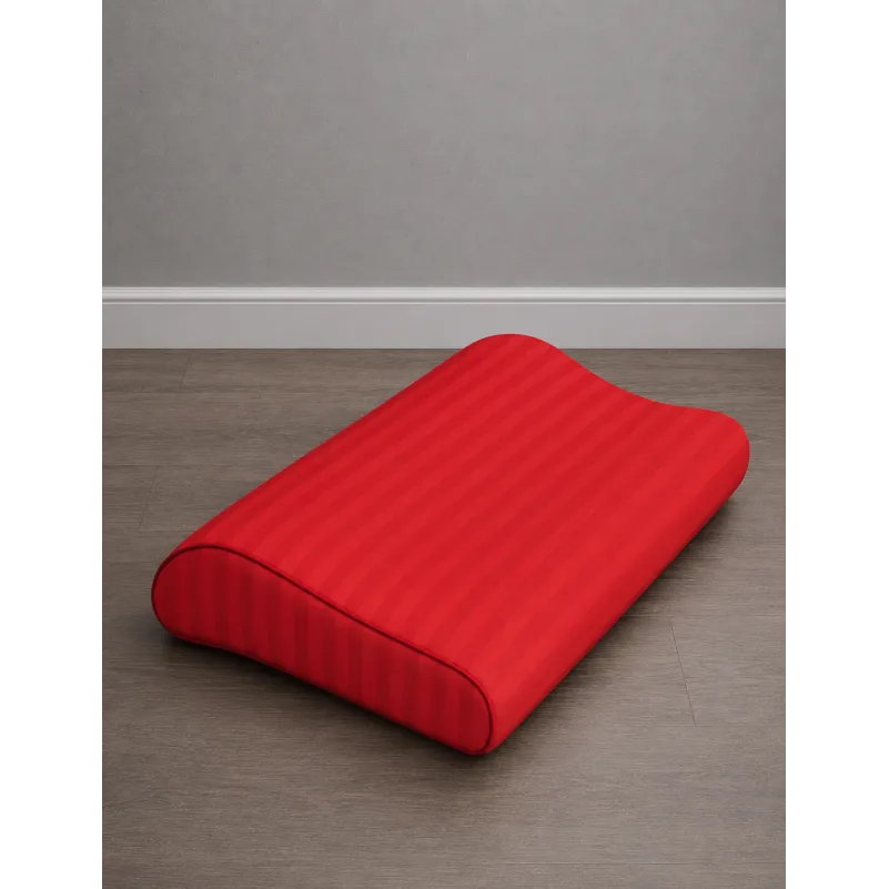 Наволочка №10027 Satin Stripe 30-0018 Red